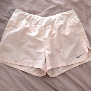 Pink Nike running  shorts